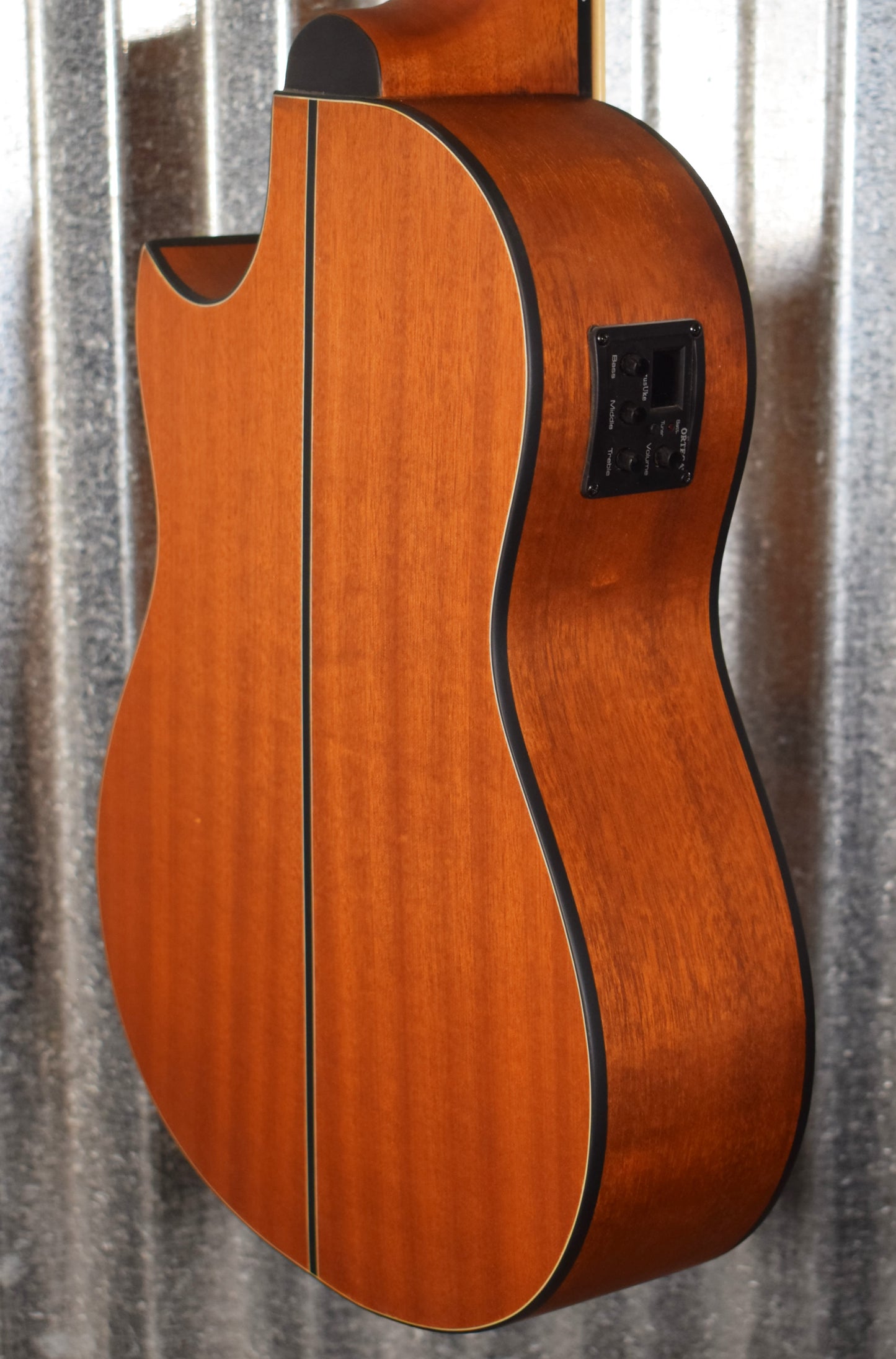 Ortega Lizzy Pro Acoustic Electric Fretless Ukulele U Bass & Bag #8215