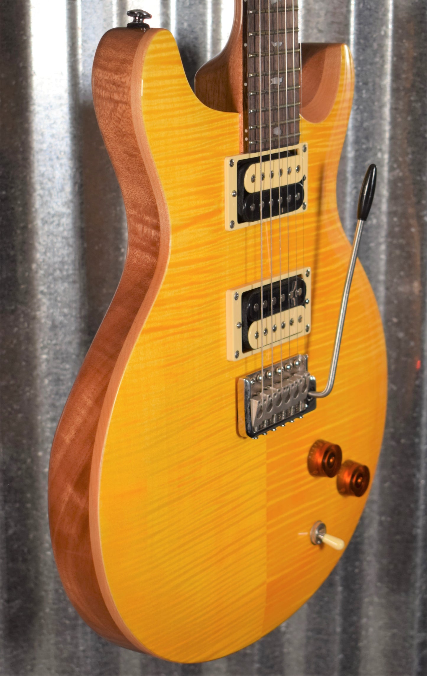 PRS Paul Reed Smith SE Santana Yellow Guitar & Bag #7661
