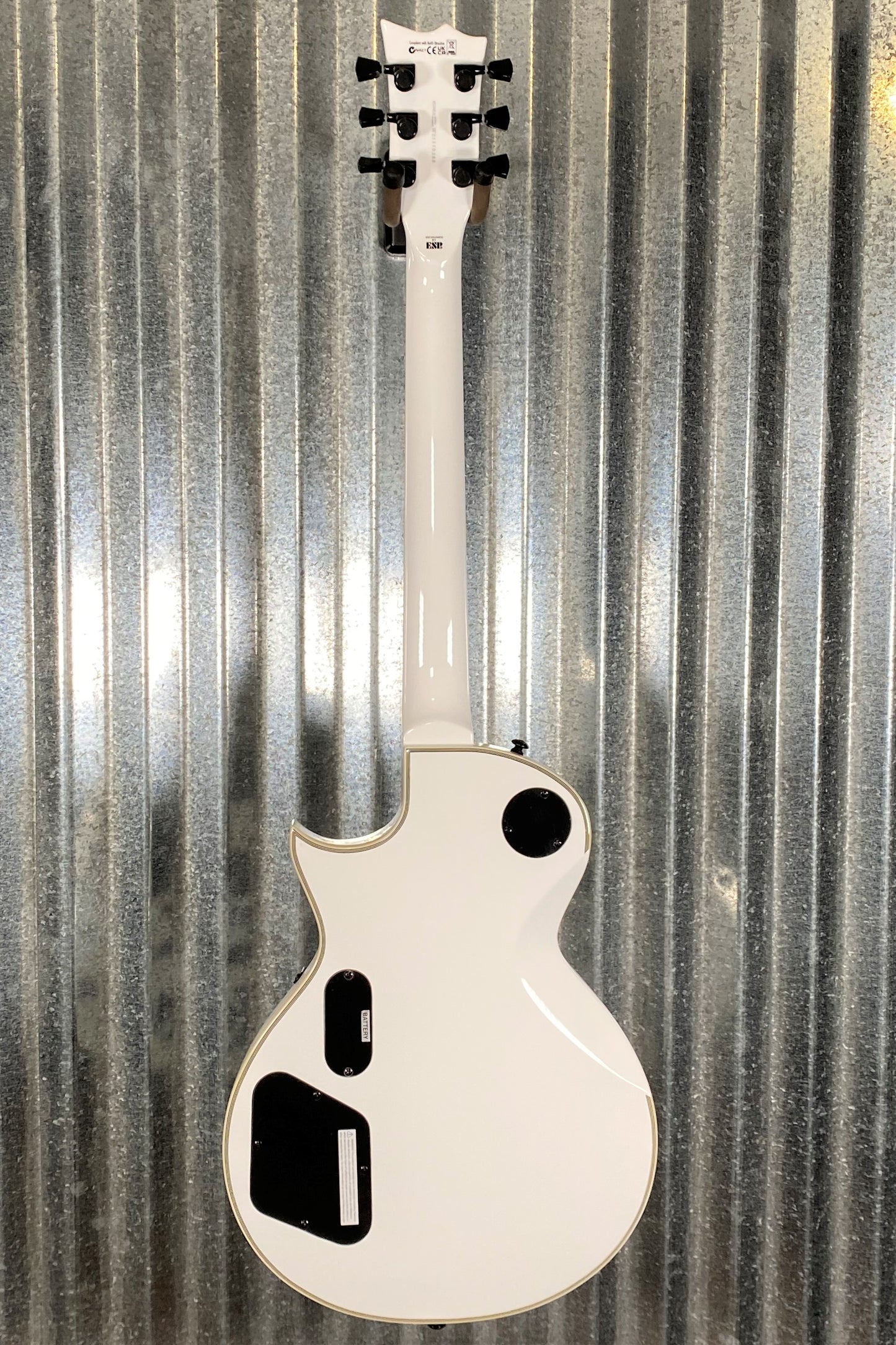 ESP LTD Iron Cross James Hetfield Snow White Guitar & Case LIRONCROSSSW #0388 Used