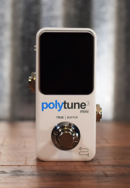 TC Electronic Polytune 3 Mini Polyphonic Chromatic Strobe Guitar Bass Tuner Effect Pedal