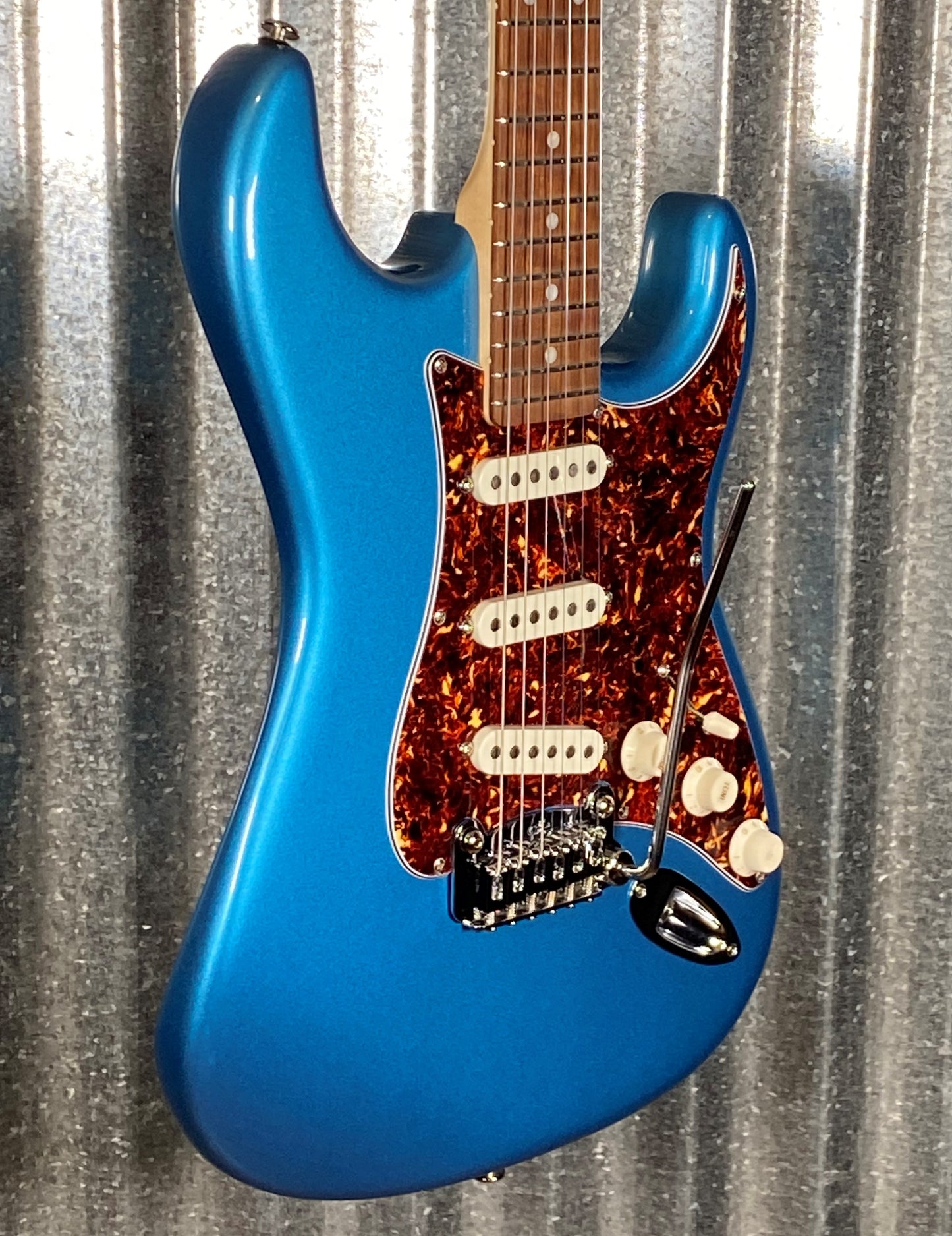 G&L USA 2023 Fullerton Deluxe Legacy Lake Placid Blue Guitar & Bag #0251 Used