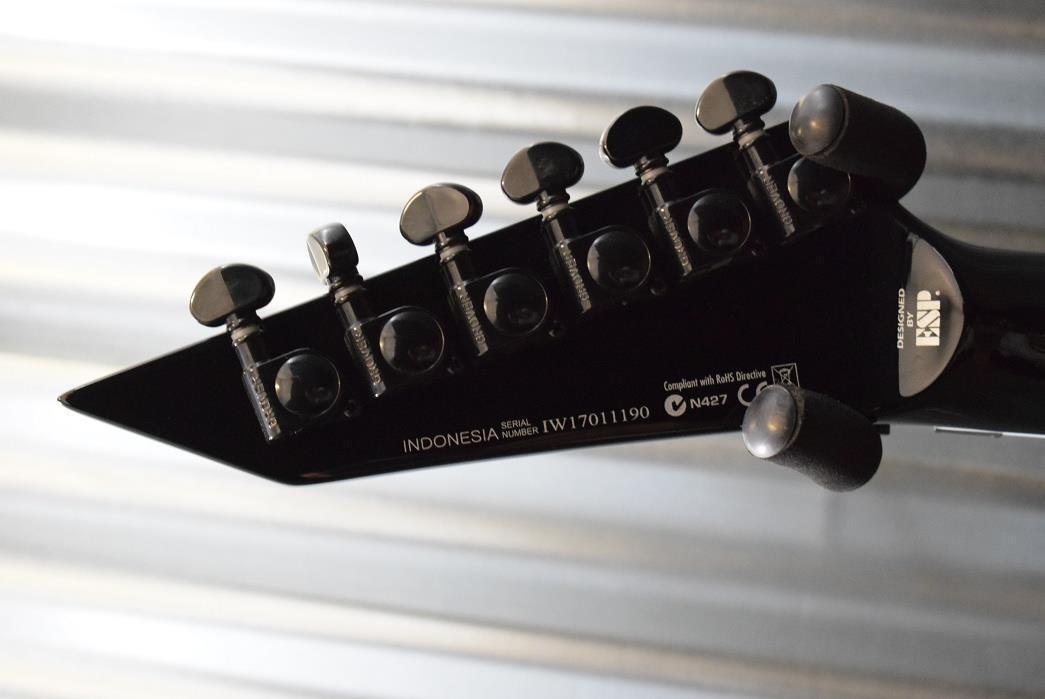ESP LTD EX401FR Gloss Black EMG 60 81 Pickups Floyd Rose Guitar #1190