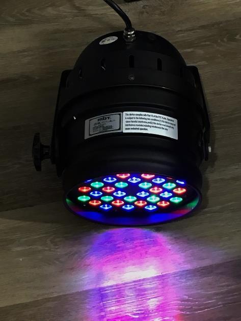 MBT Lighting LEDPAR64PRO SRL-6057-SB Multi Color Stage Light #0904 *