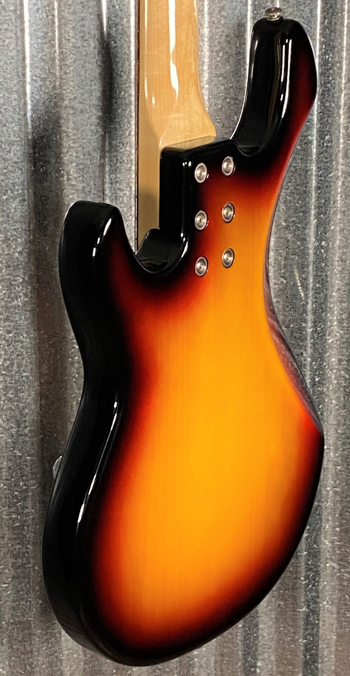 G&L USA CLF Research L-1000 S750 5 String Bass 3-Tone Sunburst & Case #4147