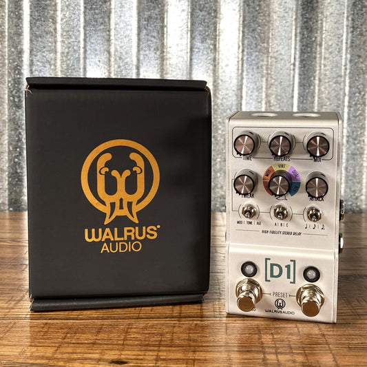 Walrus Audio MAKO Series D1 High-Fidelity Delay V2 Guitar Effect Pedal