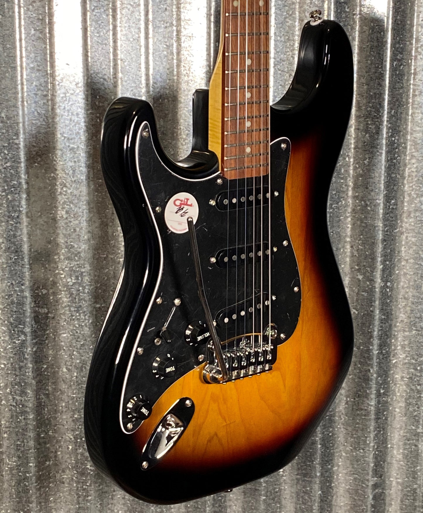 G&L Tribute Legacy 3 Tone Sunburst Left Hand Guitar #9650
