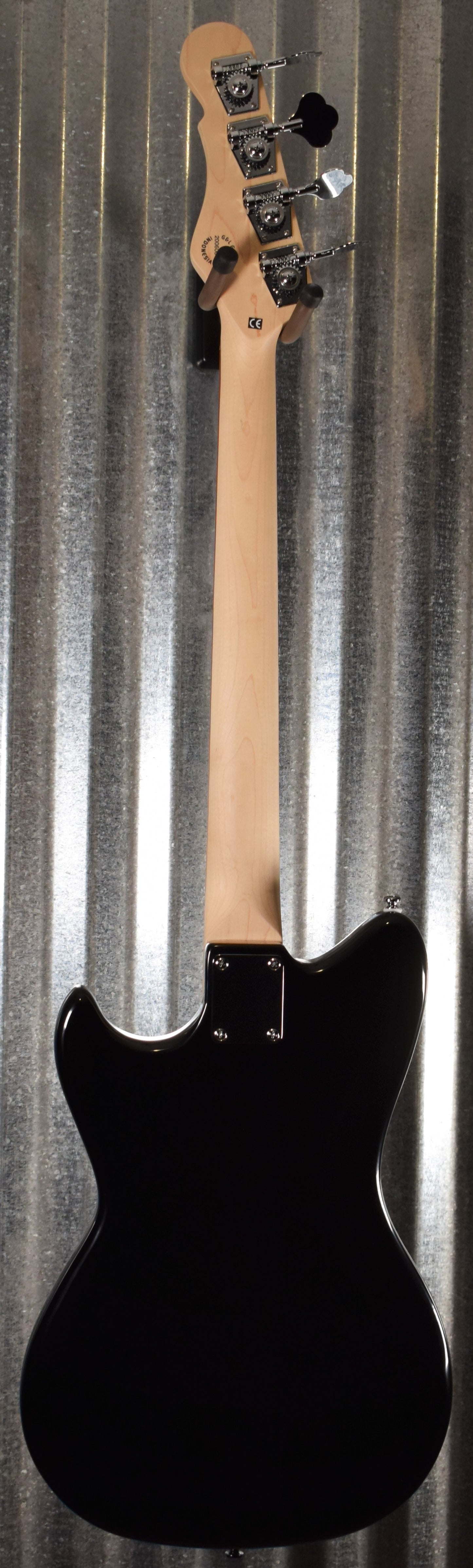 G&L Guitars Tribute Fallout Bass Short Scale 4 String Jet Black #0162 B Stock