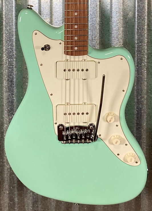 G&L USA Fullerton Deluxe Doheny Surf Green Guitar & Bag #4043