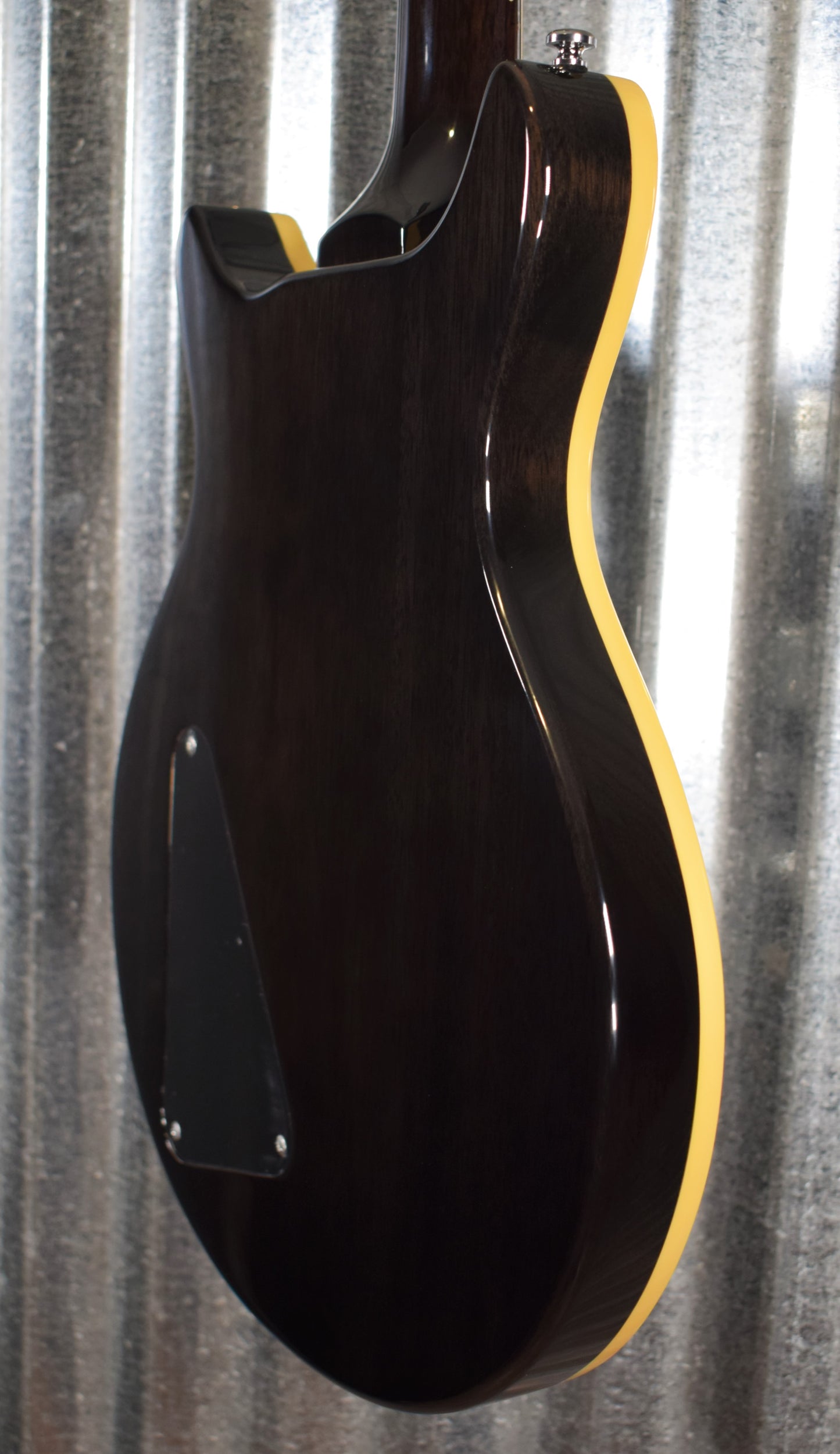 Hamer Archtop Flame Trans Black Double Cut Electric Guitar SATF-TBK Demo #1248