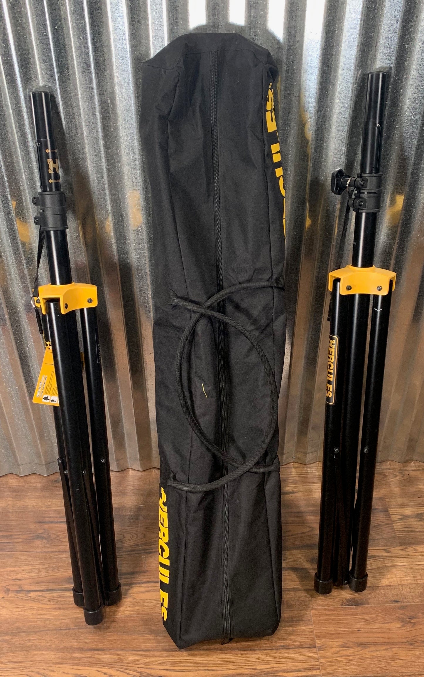 Hercules SS200BB Speaker Stand Pair Black #2 Used
