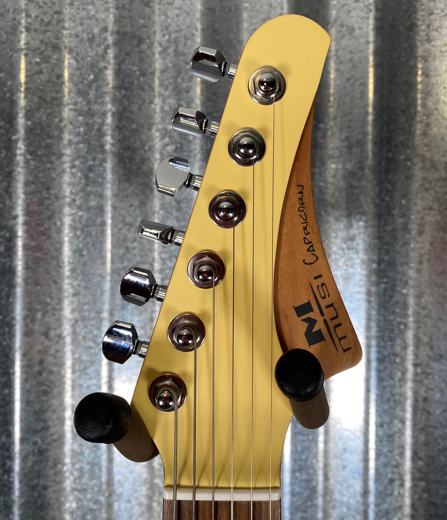 Musi Capricorn Classic HSS Stratocaster Matte Yellow Guitar #5010 Used