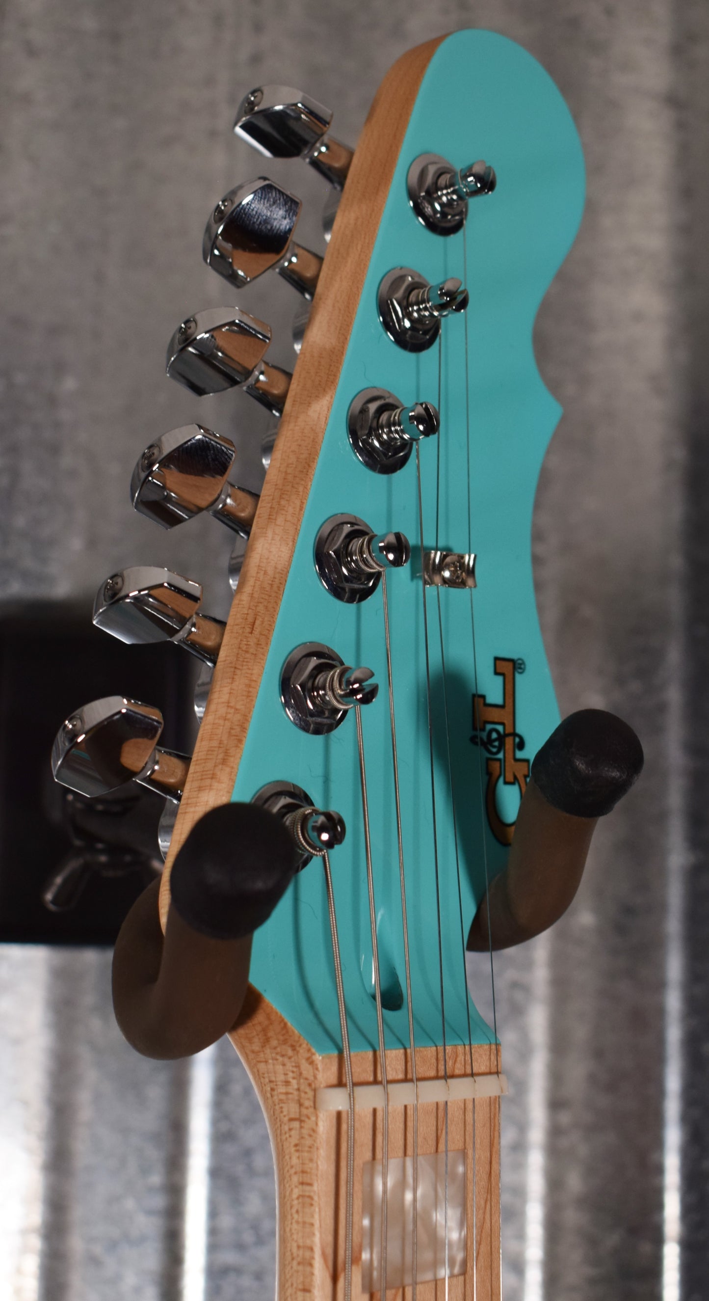 G&L USA Doheny Turquoise Maple Satin Neck Guitar & Case #5333