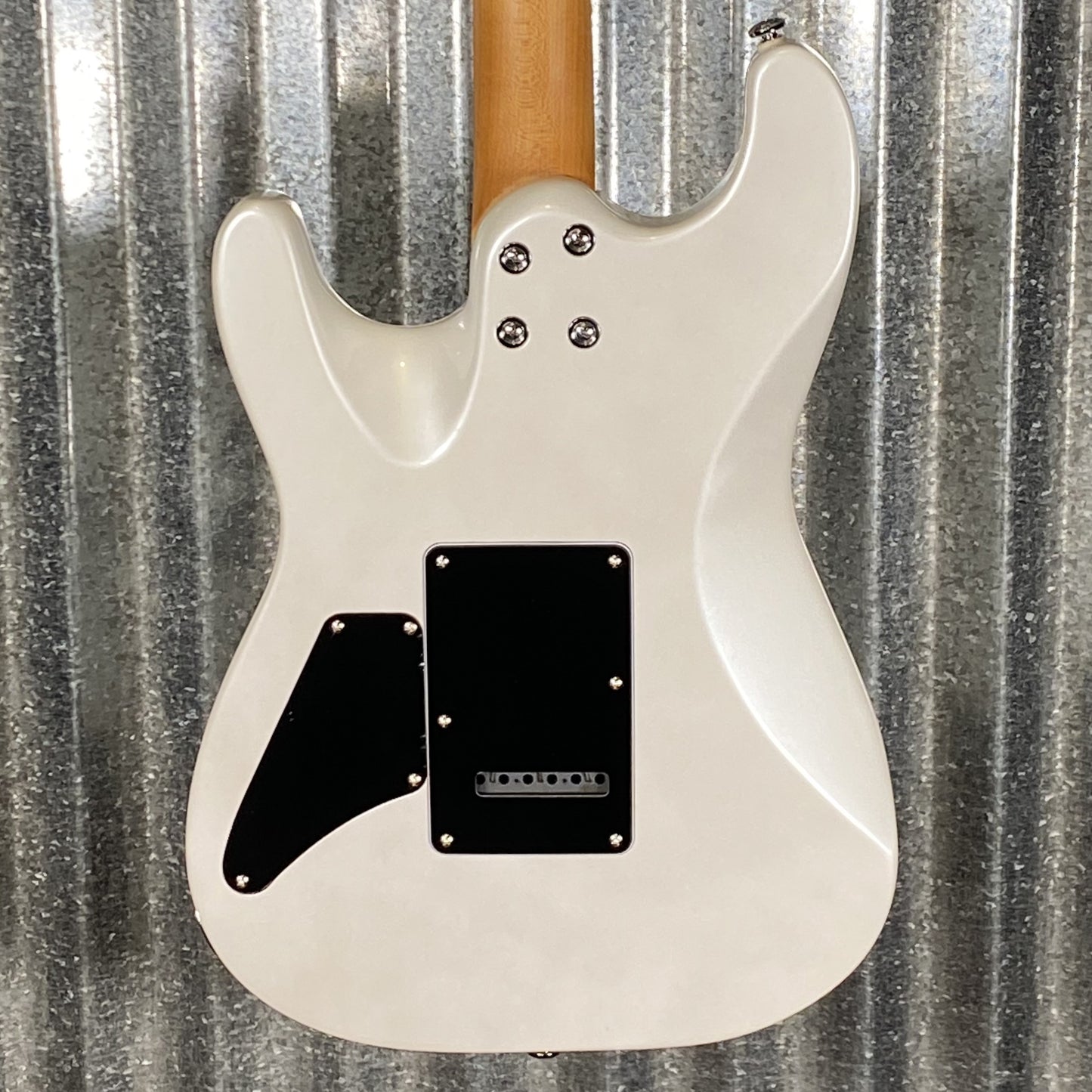 Musi Capricorn Fusion HSS Superstrat Pearl White Guitar #0188 Used