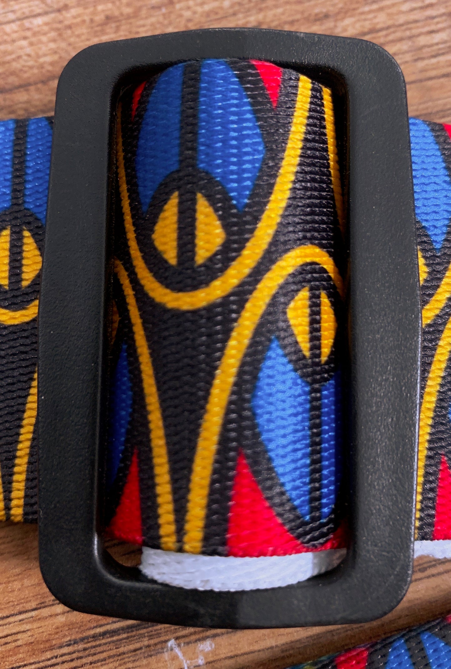 Levy's MP2SLD-001 2" Polyester Sublimation Guitar Strap Blue Red