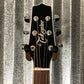 Takamine EF341SC Cutaway Acoustic Electric Guitar Black & Case Japan #0793