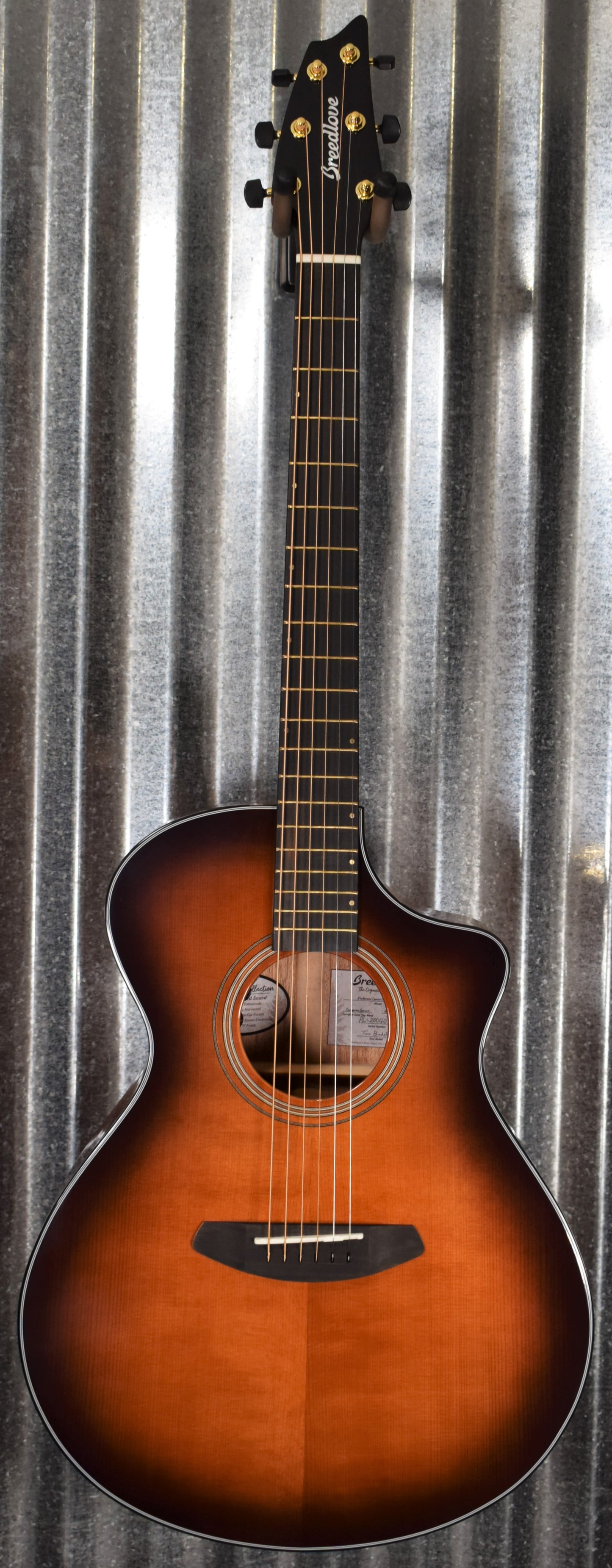 Breedlove Performer Concert Bourbon CE Mahogany Acoustic Electric Guitar B Stock #7066