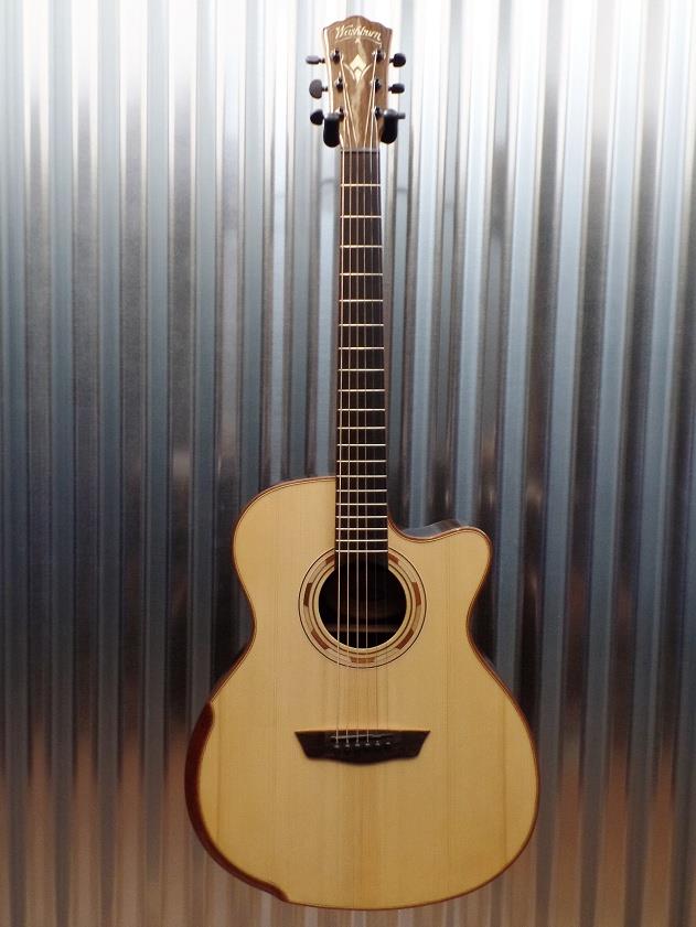 Washburn WCG25SCE Comfort Series Grand Auditorium Acoustic Electric Guitar #0129