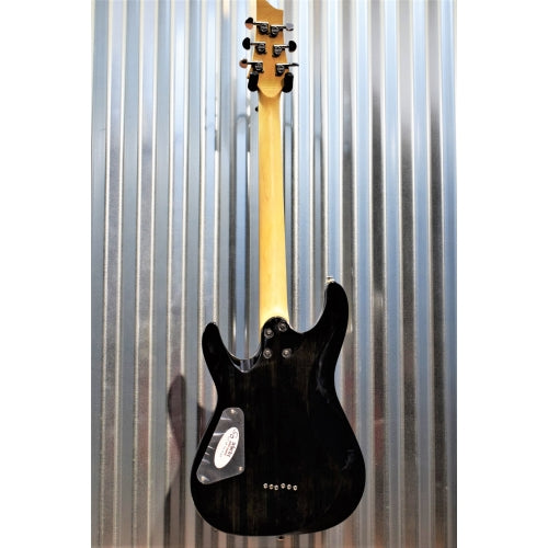Schecter C-6 Plus Quilt Top See Thru Cherry Burst Guitar STCB #5186