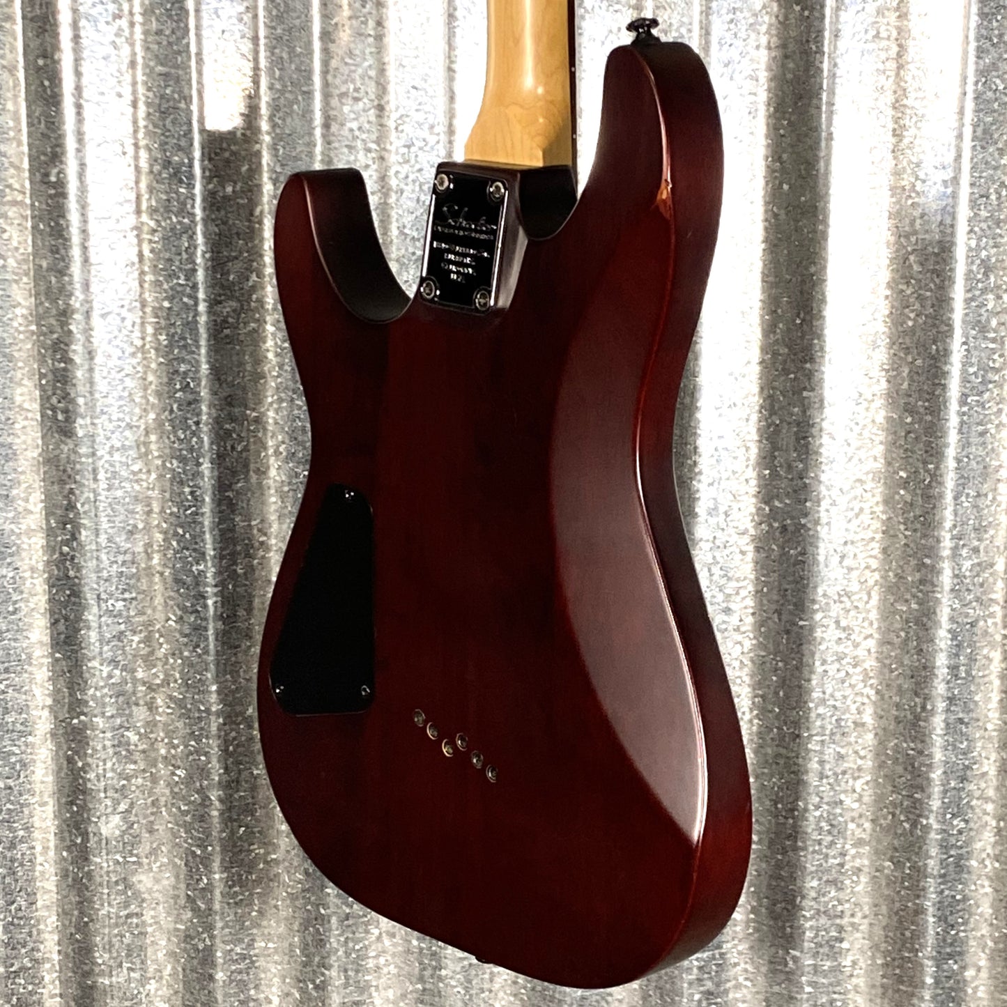 Schecter Diamond Series Omen-6 Walnut Satin Guitar #0223 Used