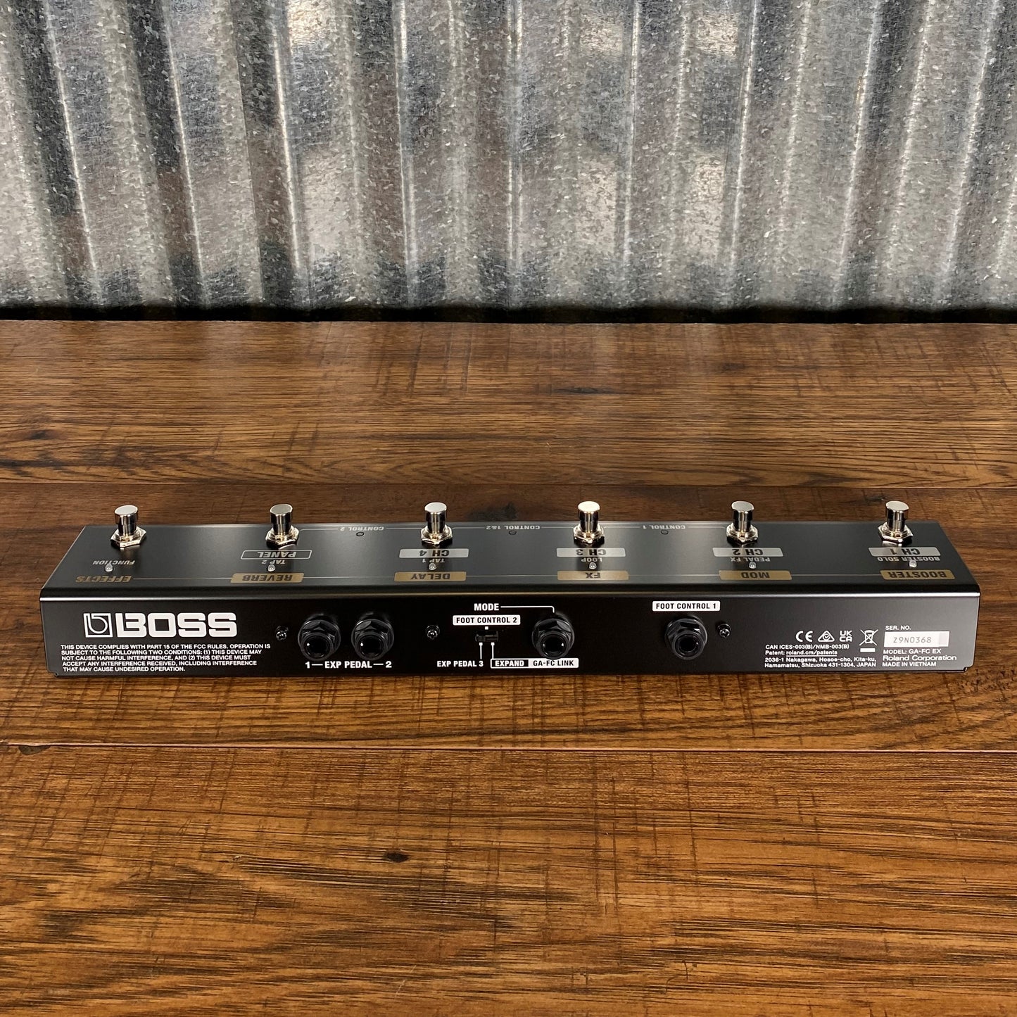 Boss GA-FC EX Katana Guitar Amplifier 6 Button Footswitch Controller