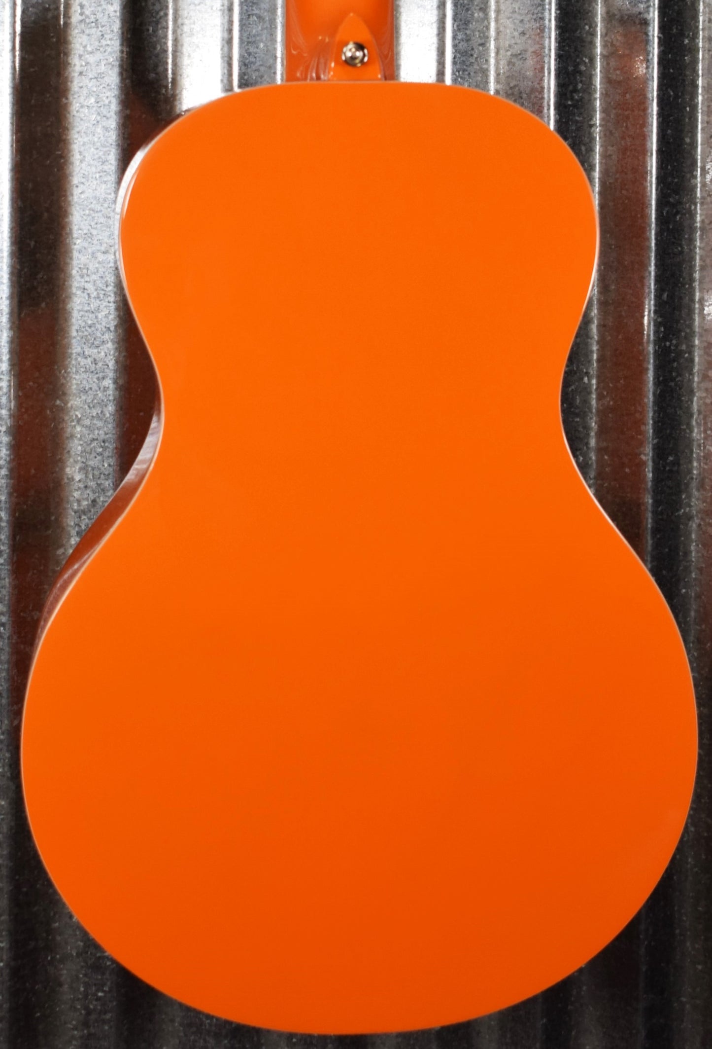 Ortega RGA-ORG Gaucho Nylon String Parlor Guitar Orange Guitar & Bag #0034