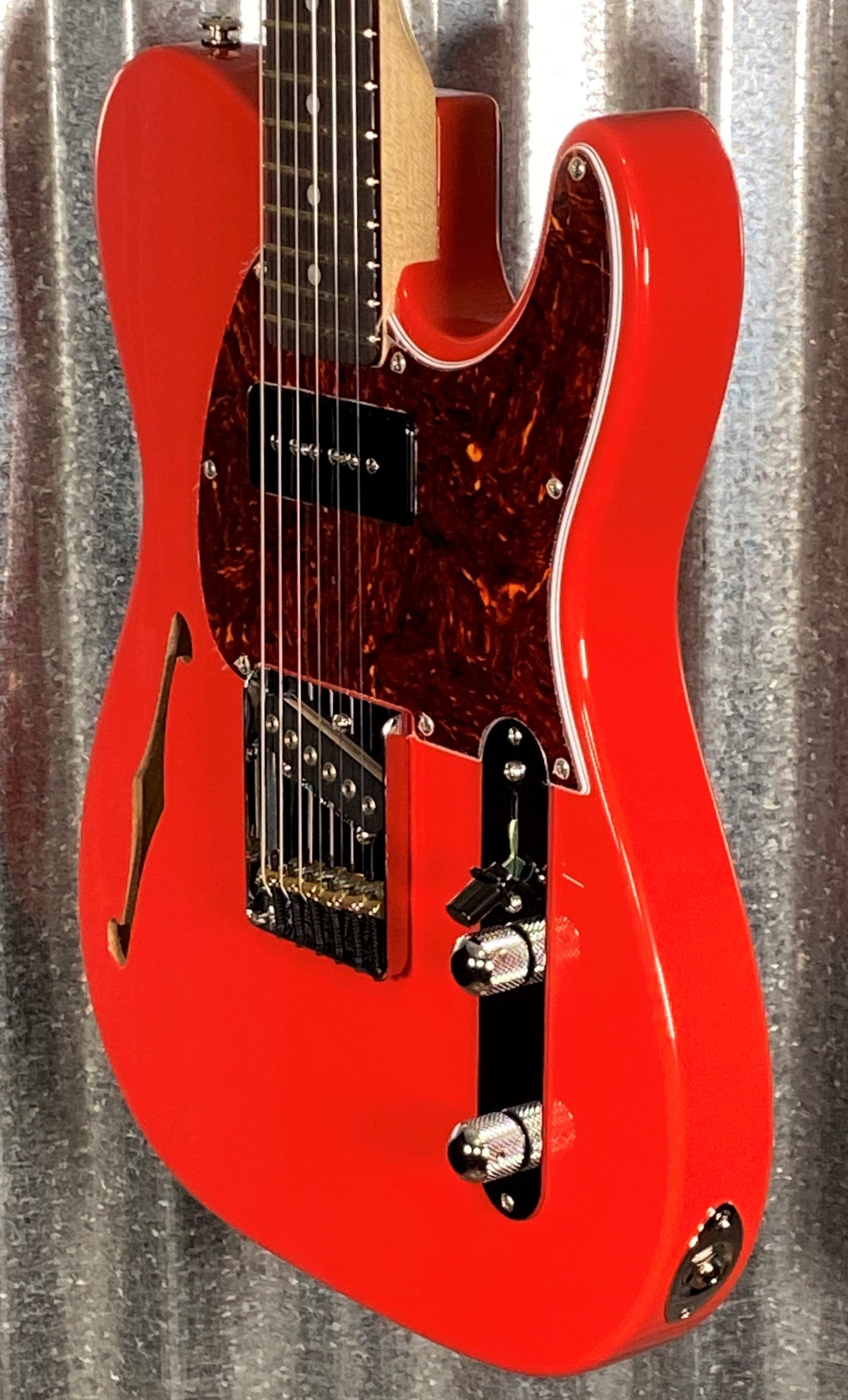 G&L USA ASAT Classic Bluesboy 90 Semi Hollow Fullerton Red Guitar #6040