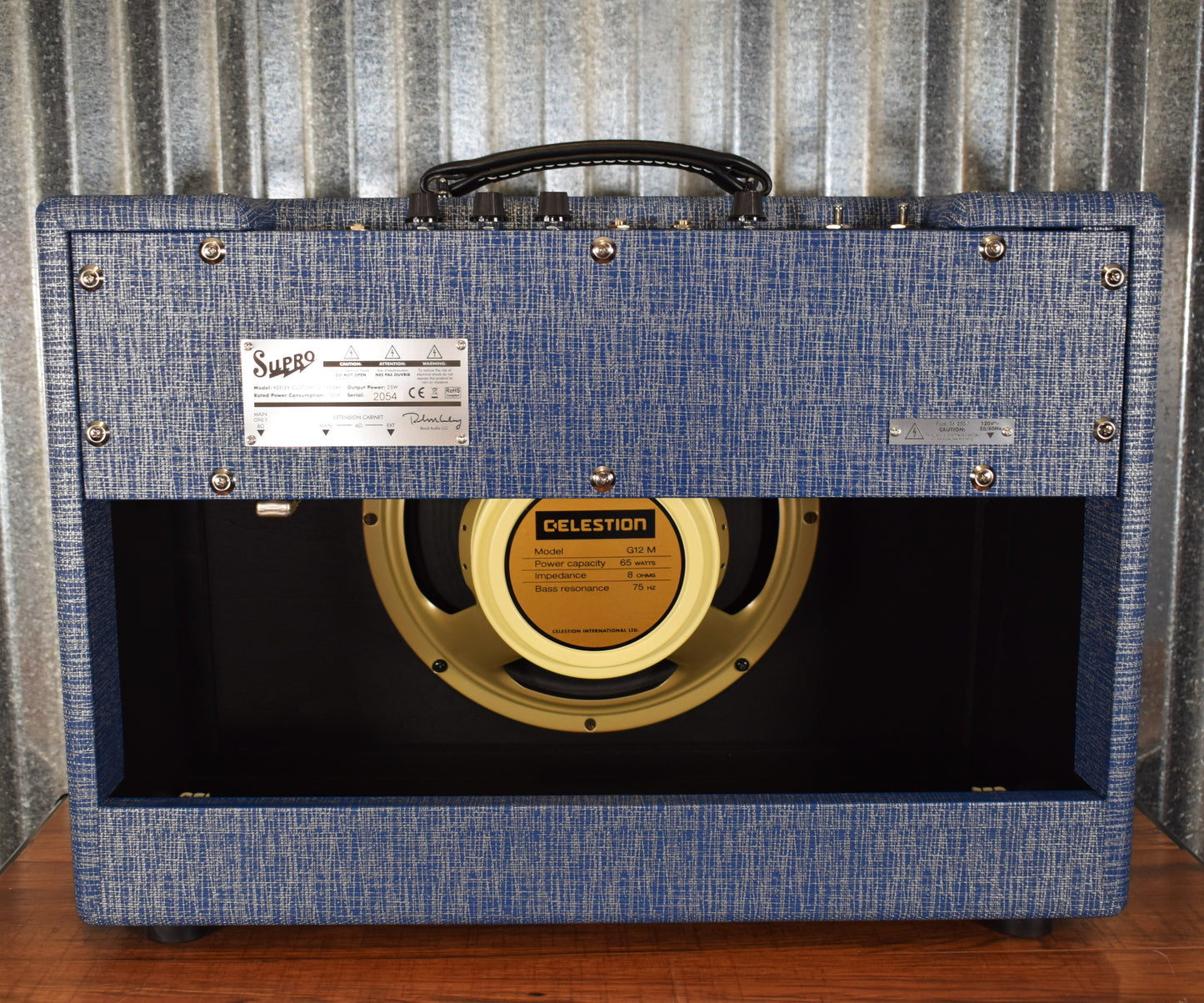 Supro 1968RK Keeley Custom 12 All Tube 25 Watt 12" Guitar Combo Amplifier