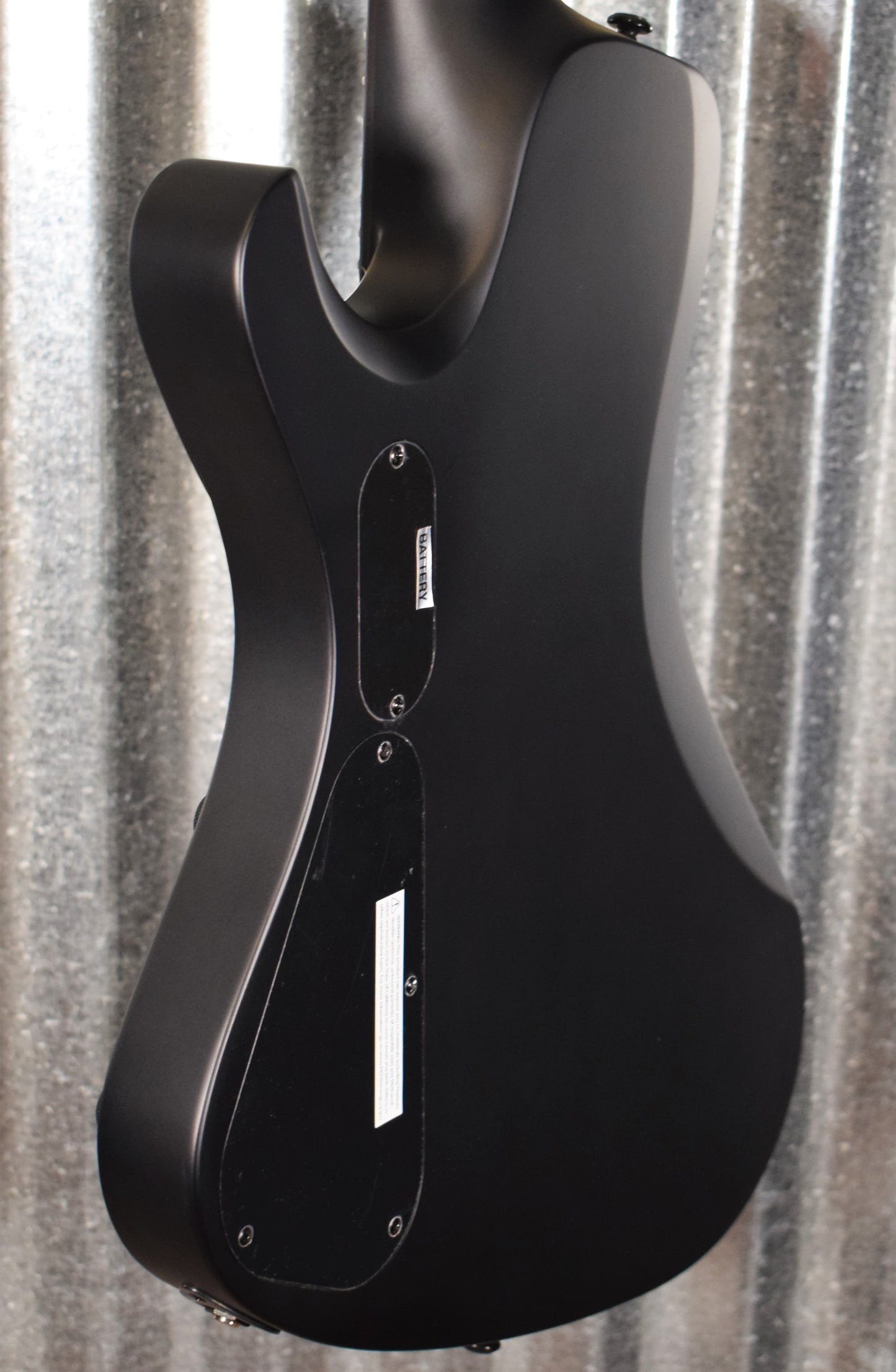 ESP LTD Nergal Stream Black Satin Fishman Guitar & Case LNS6BLKS #1546 Used