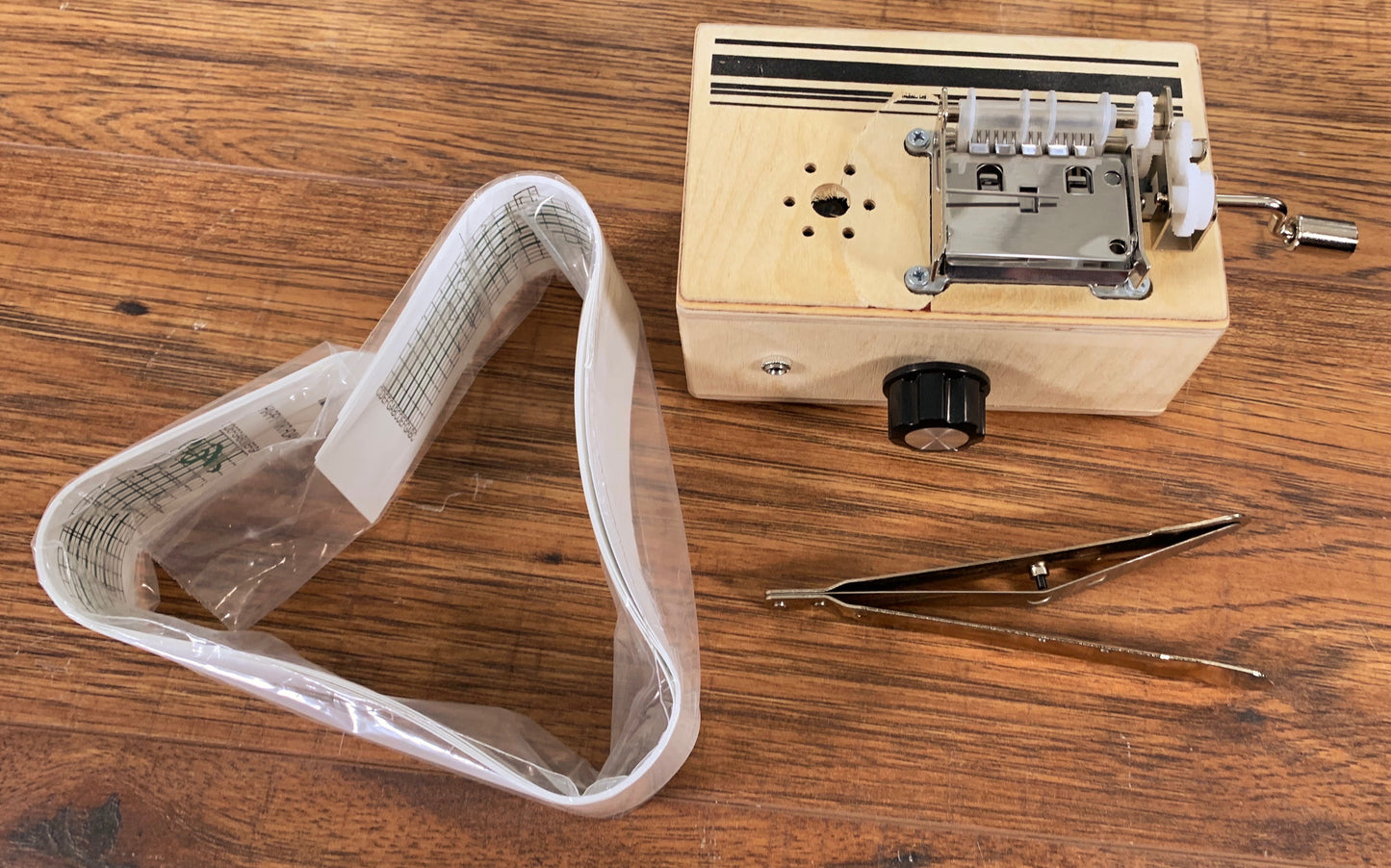 Brandnewnoise Krankie Hand Crank Music Box Sound Sampler Looper Recorder with Pitch Control Effect Box