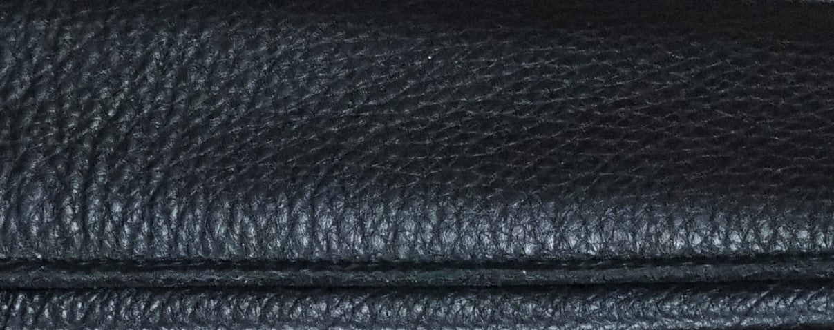 Levy's M26GP-BLK-BLK 3" Garment Leather Guitar Bass Strap Black