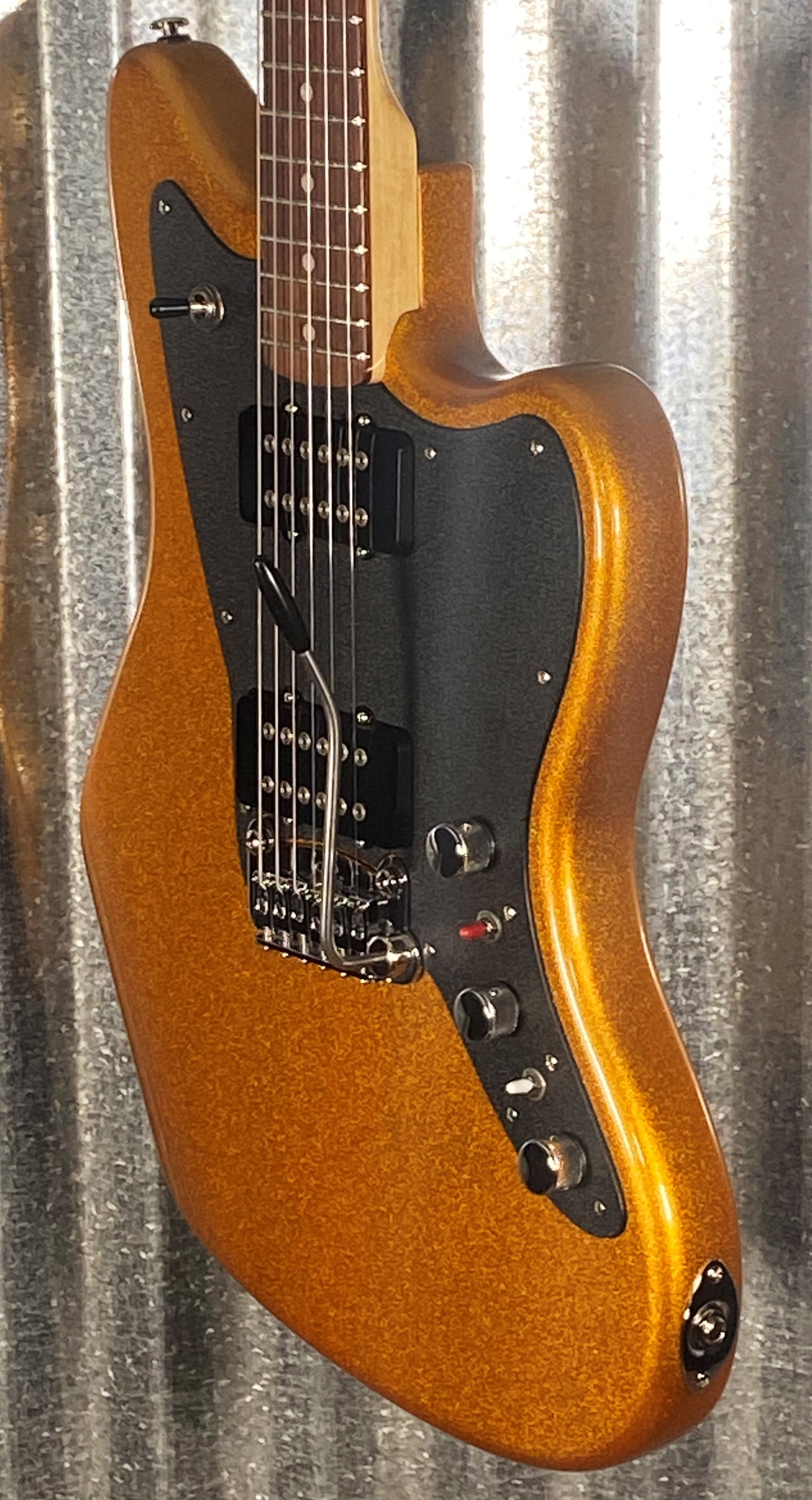G&L USA CLF Research Doheny V12 Pharaoh Gold Guitar & Case #7151