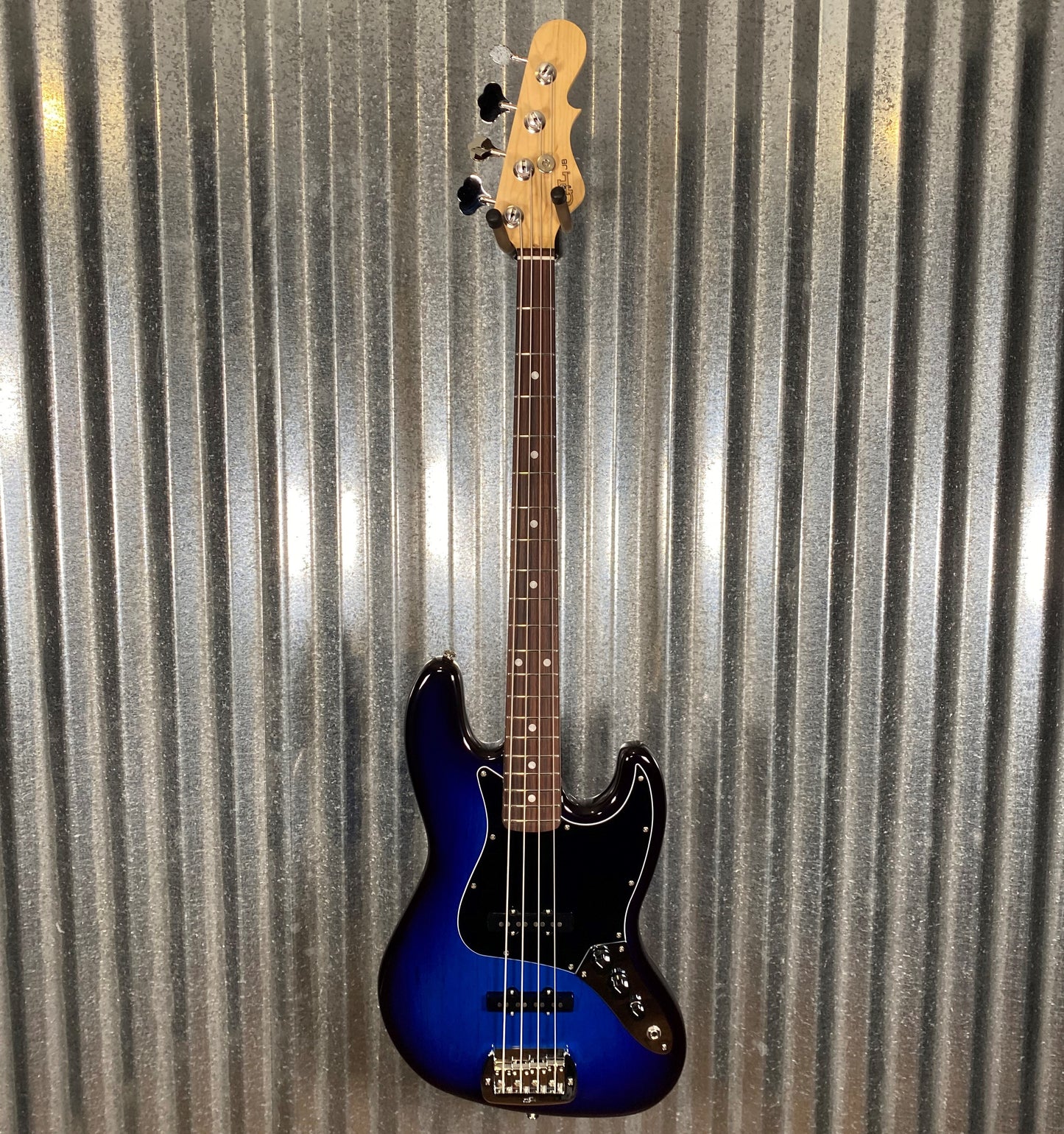 G&L USA JB 4 String Jazz Bass Blueburst & Case #2018