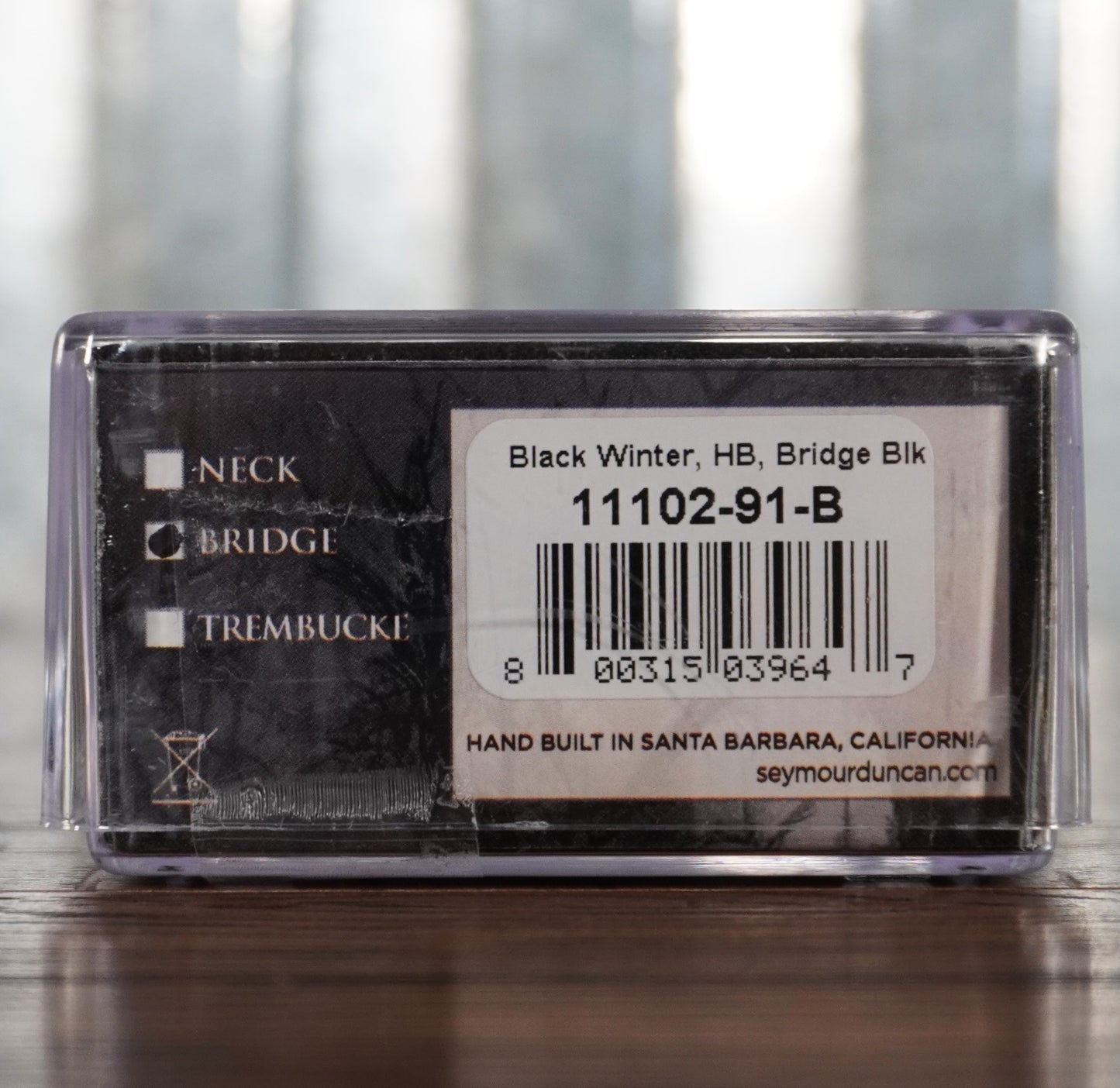 Seymour Duncan Black Winter HB Bridge Humbucker Guitar Pickup Black