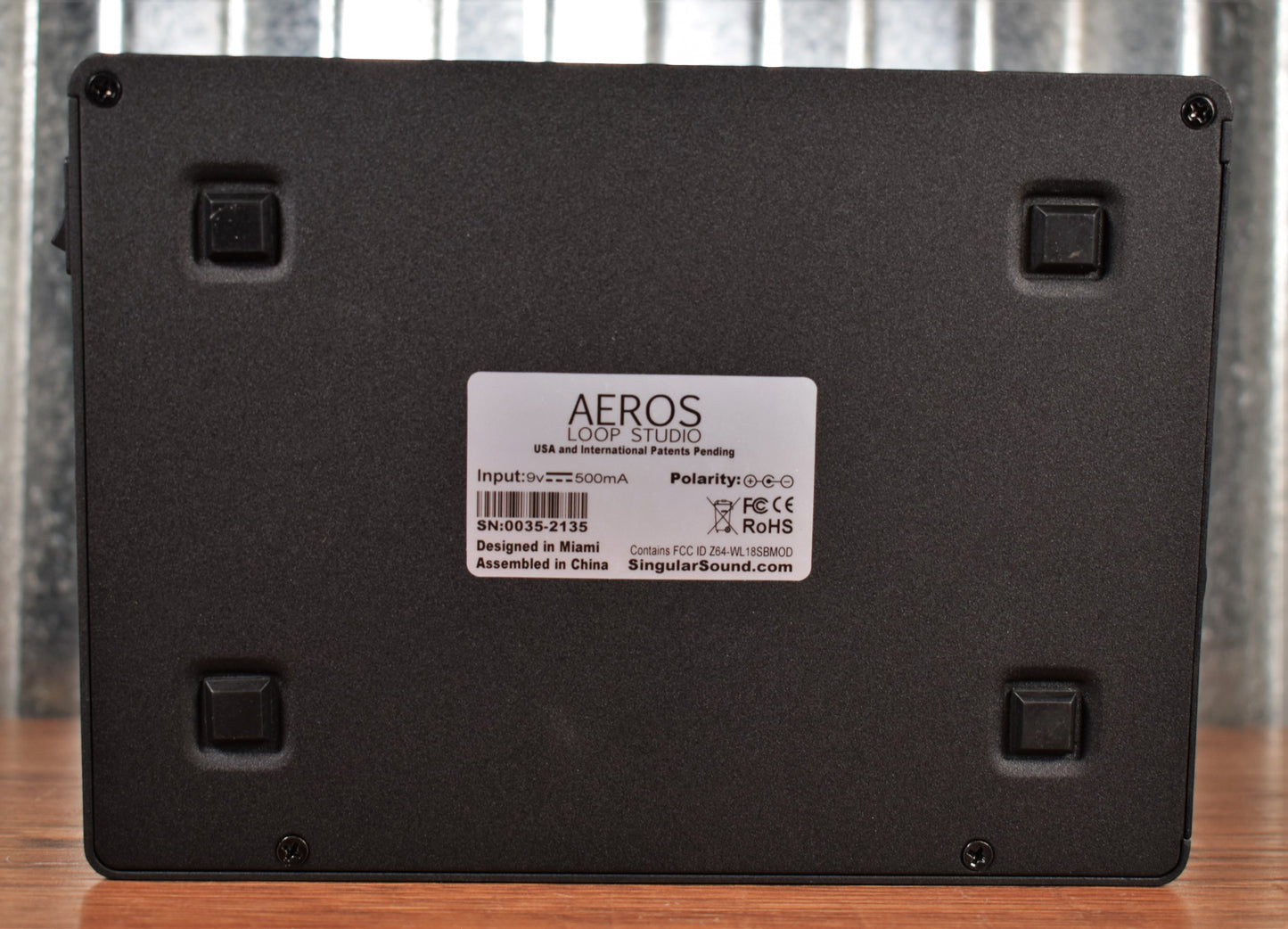 Singular Sound Aeros Loop Studio Guitar Effect Pedal Looper