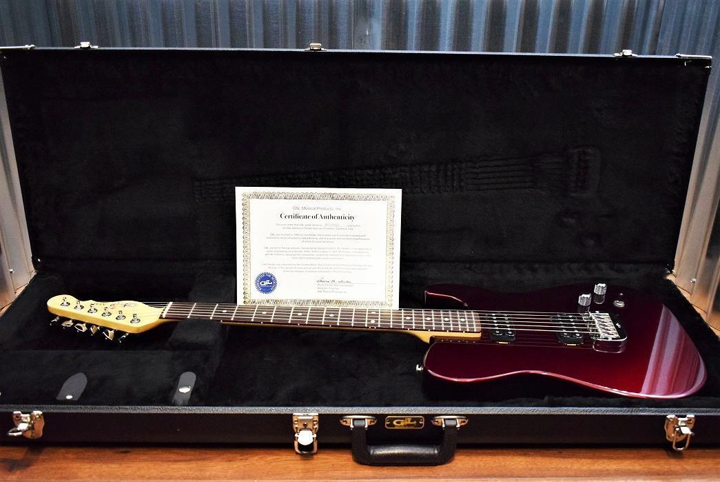 G&L Guitars USA ASAT Deluxe Semi-Hollow Ruby Red Metallic Guitar Blemish #5322