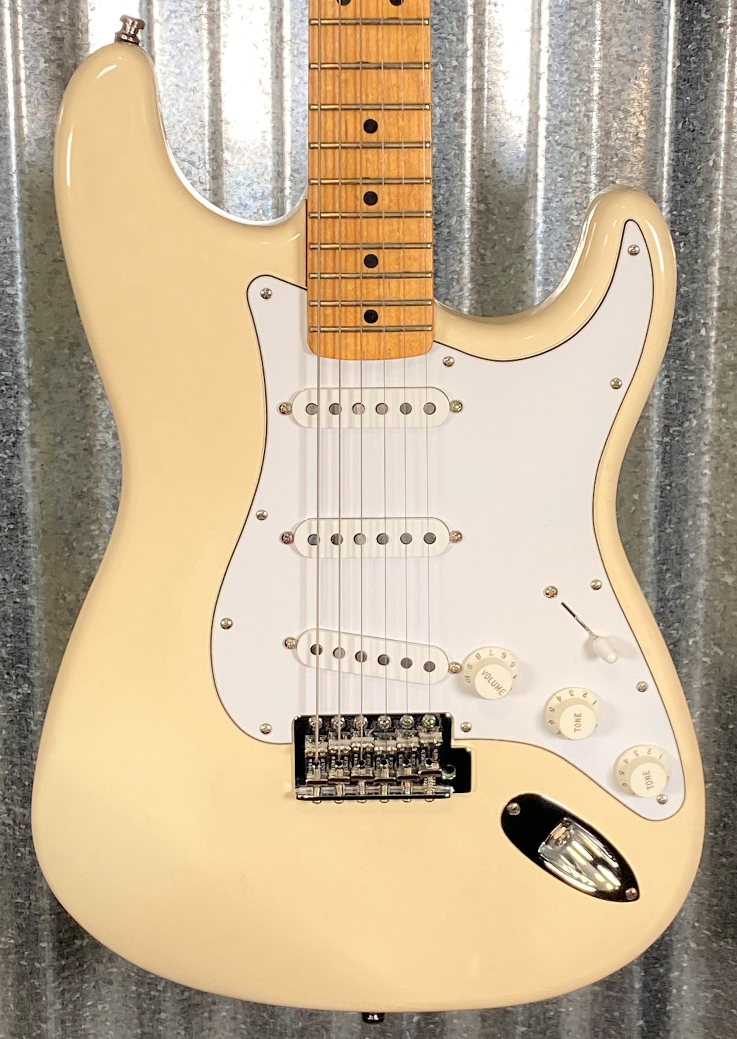 Fender Jimmie Vaughan Signature Stratocaster Olympic White & Case #1754 Used
