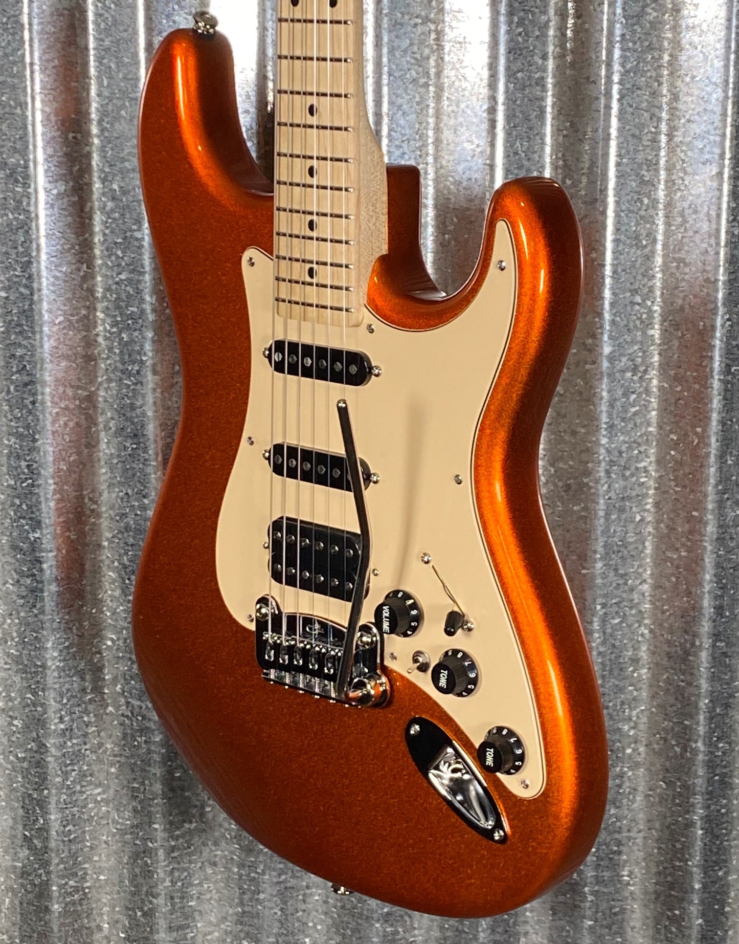 G&L USA Legacy HB Tangerine Metallic Guitar & Bag #5090 Used