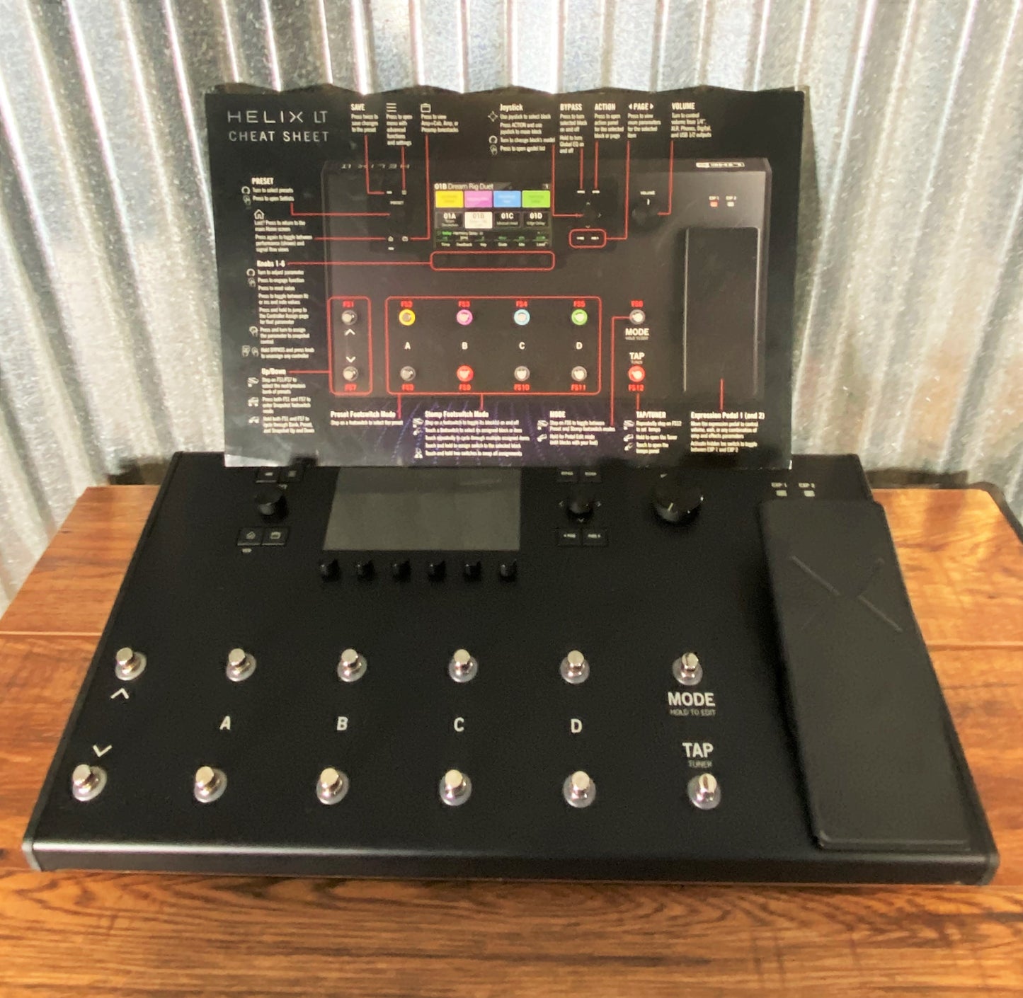 Line 6 Helix LT Guitar Multi Effect Processor Used