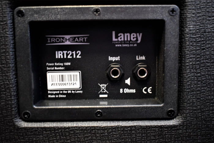 Laney IRT212 Ironheart 2x12" 160 Watts Guitar Amplifier Speaker Cabinet