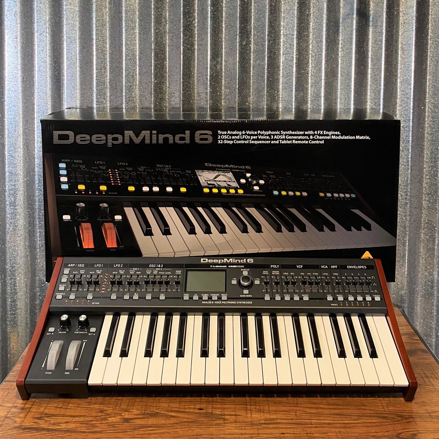 Behringer Deepmind 6 Voice Polyphonic Keyboard Synthesizer Used