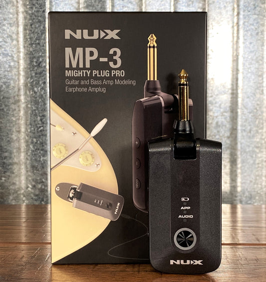 NUX MP-3 Mighty Plug 3 Wireless Bluetooth App Controlled Headphone Practice Amplifier