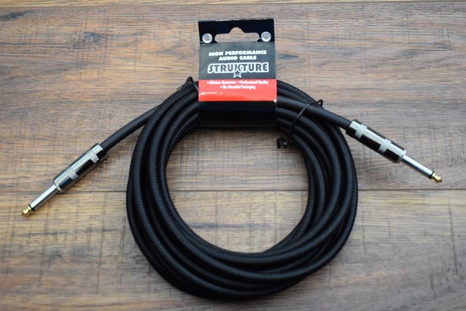 Strukture SC186W 18' Woven High Performance Lifetime Guarantee Instrument Cable