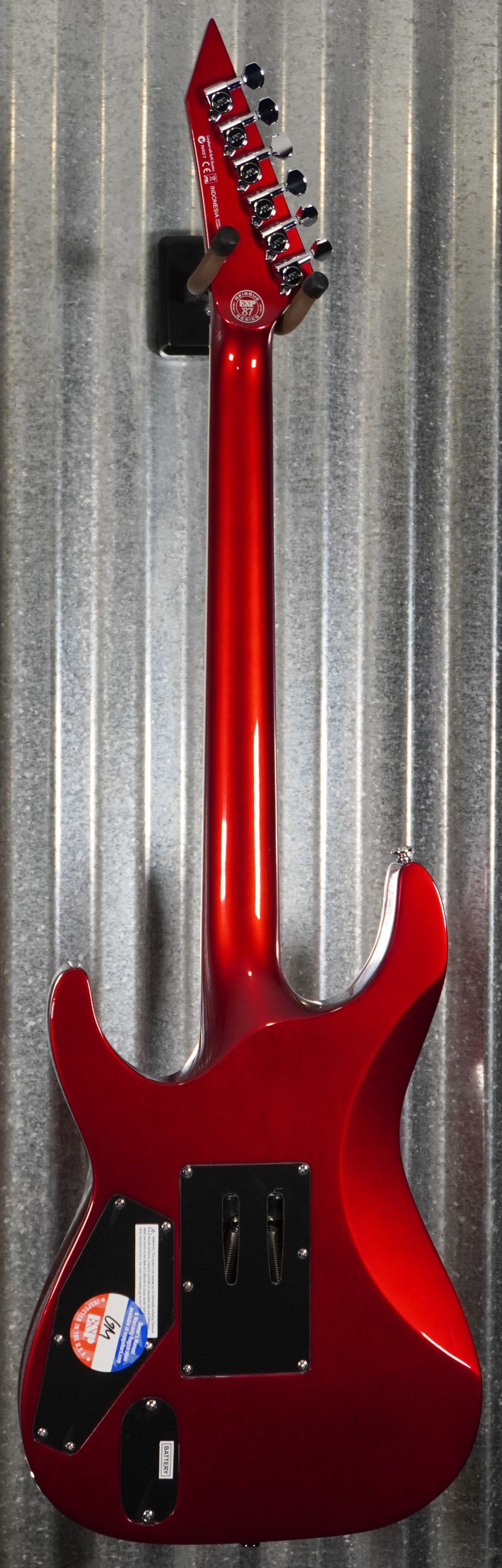 ESP LTD M-1 Custom '87 Candy Apple Red Seymour Duncan Guitar LM1CTM87CAR #1550