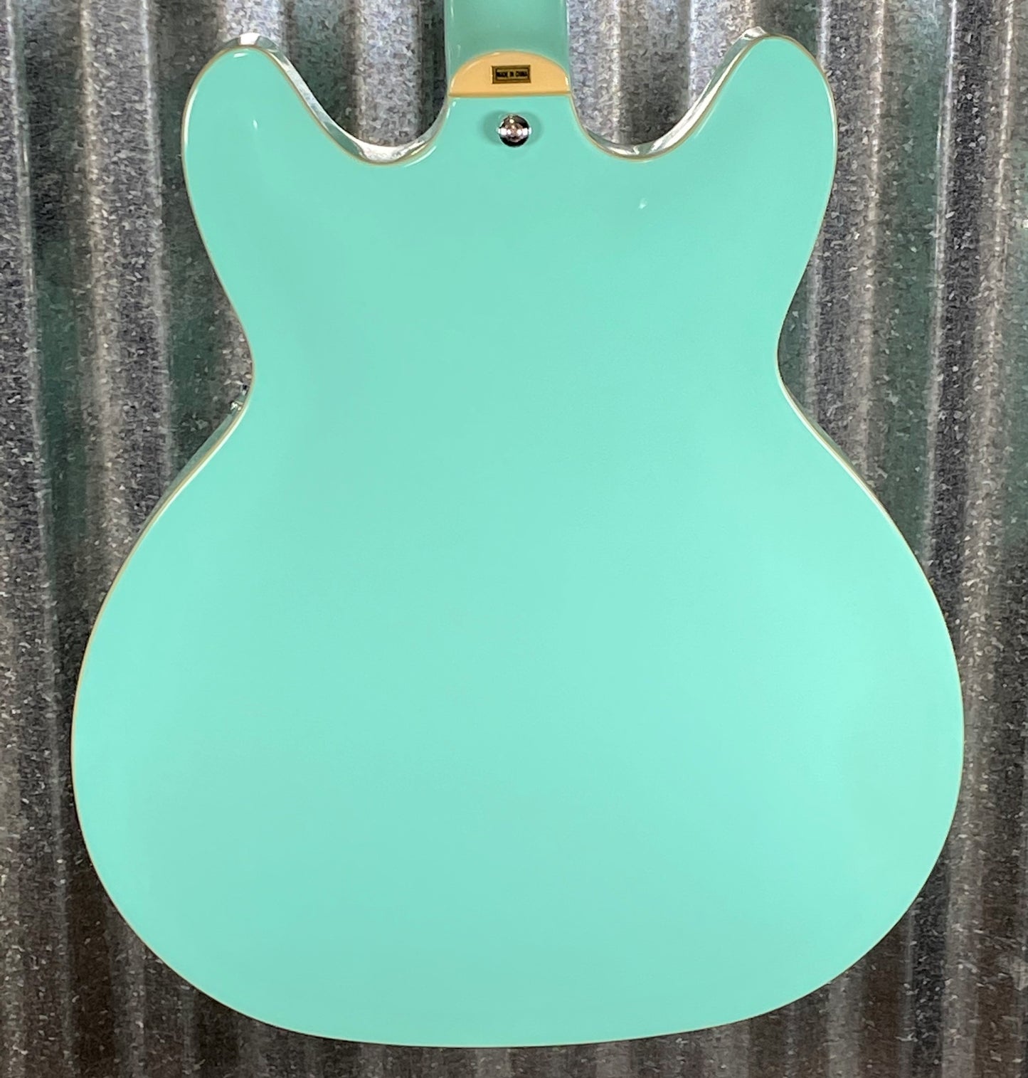 Hagstrom VIK-ABE Viking Aged Sky Blue Semi Hollow Body Guitar #0158