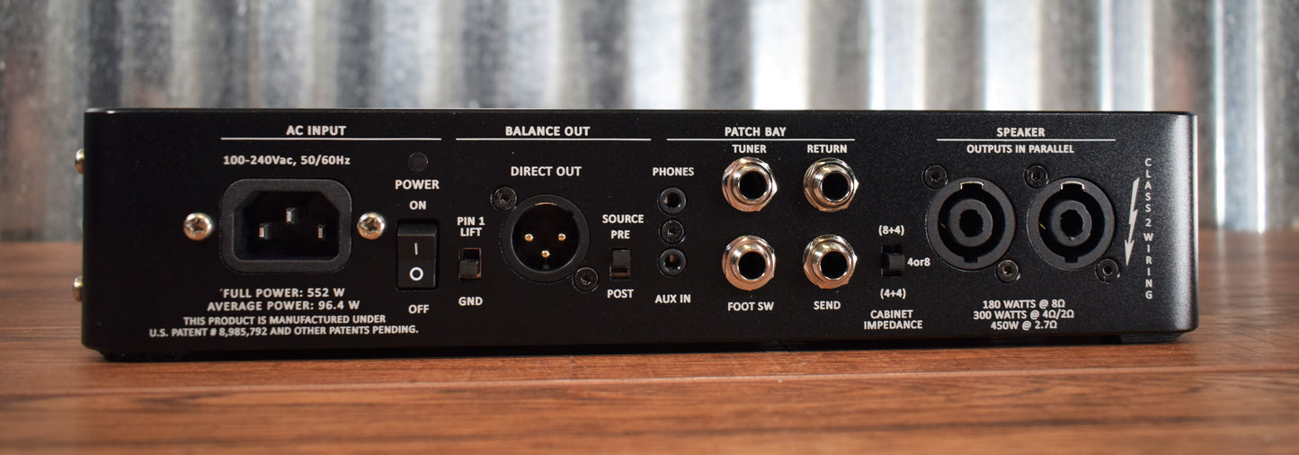 Gallien-Krueger GK Fusion S 500 Watt Bass Amplifier Head Demo