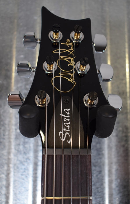 PRS Paul Reed Smith S2 Starla Single Cut Bigsby Vibrato Black Guitar & Bag #7271