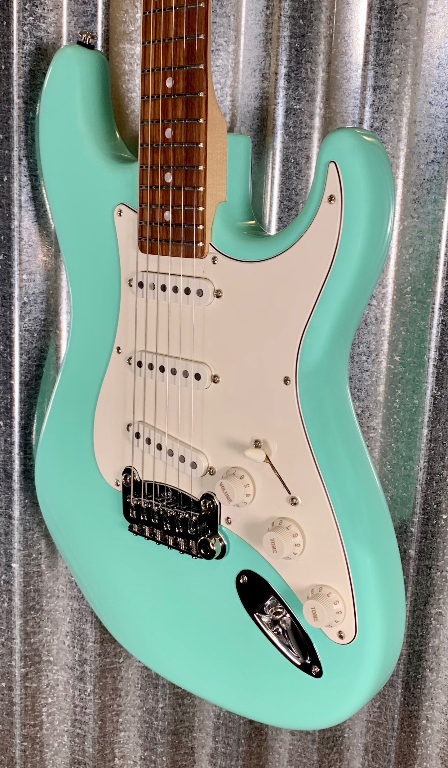 G&L USA Fullerton Custom Legacy Surf Green Guitar & Case 2018 #4015
