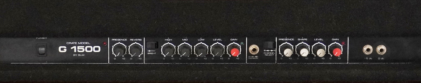 Crate USA G1500 150 Watt Two Channel Guitar Amplifier Head Used