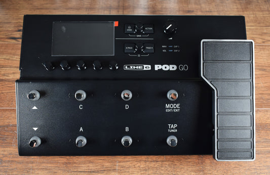 Line 6 Pod Go Multi-Effect Guitar Bass Effect Pedal Demo