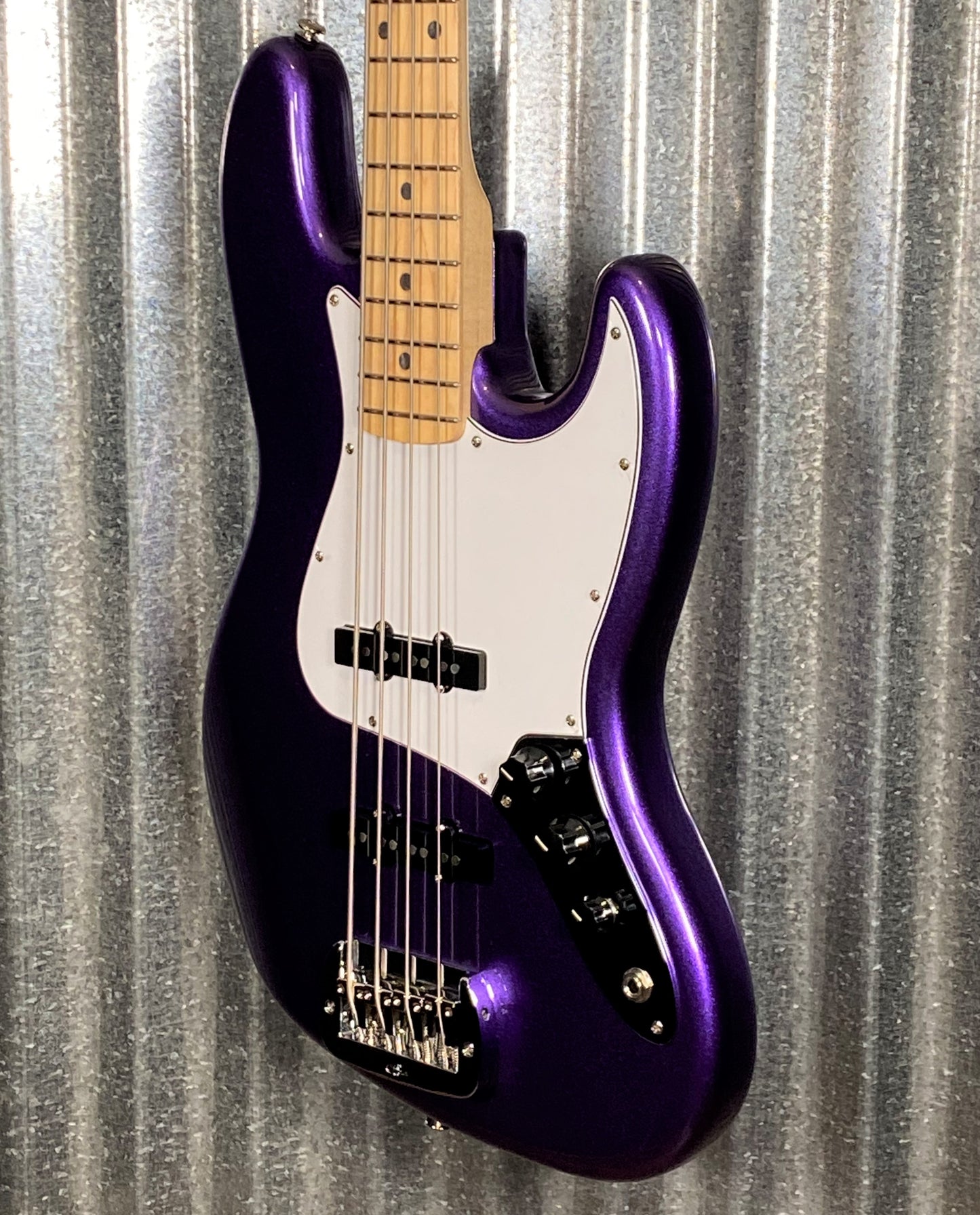 G&L USA Custom JB 4 String Jazz Bass Royal Purple & Case JB #0212